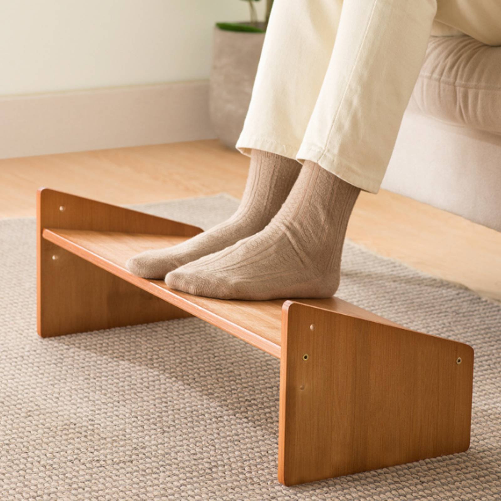 Office Furniture And Desks - Under Desk Footrest Wide Surface Office