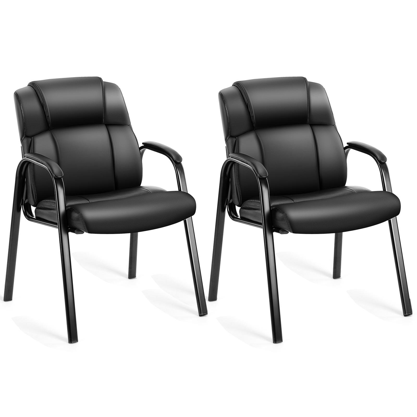 JHK Leather Waiting Room Chair - Visitor Chair Padded ulasan dan harga