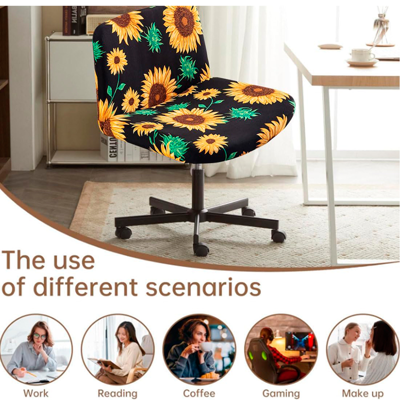 Armless Criss Cross Office Des - Task Chair Mid Back ulasan dan harga