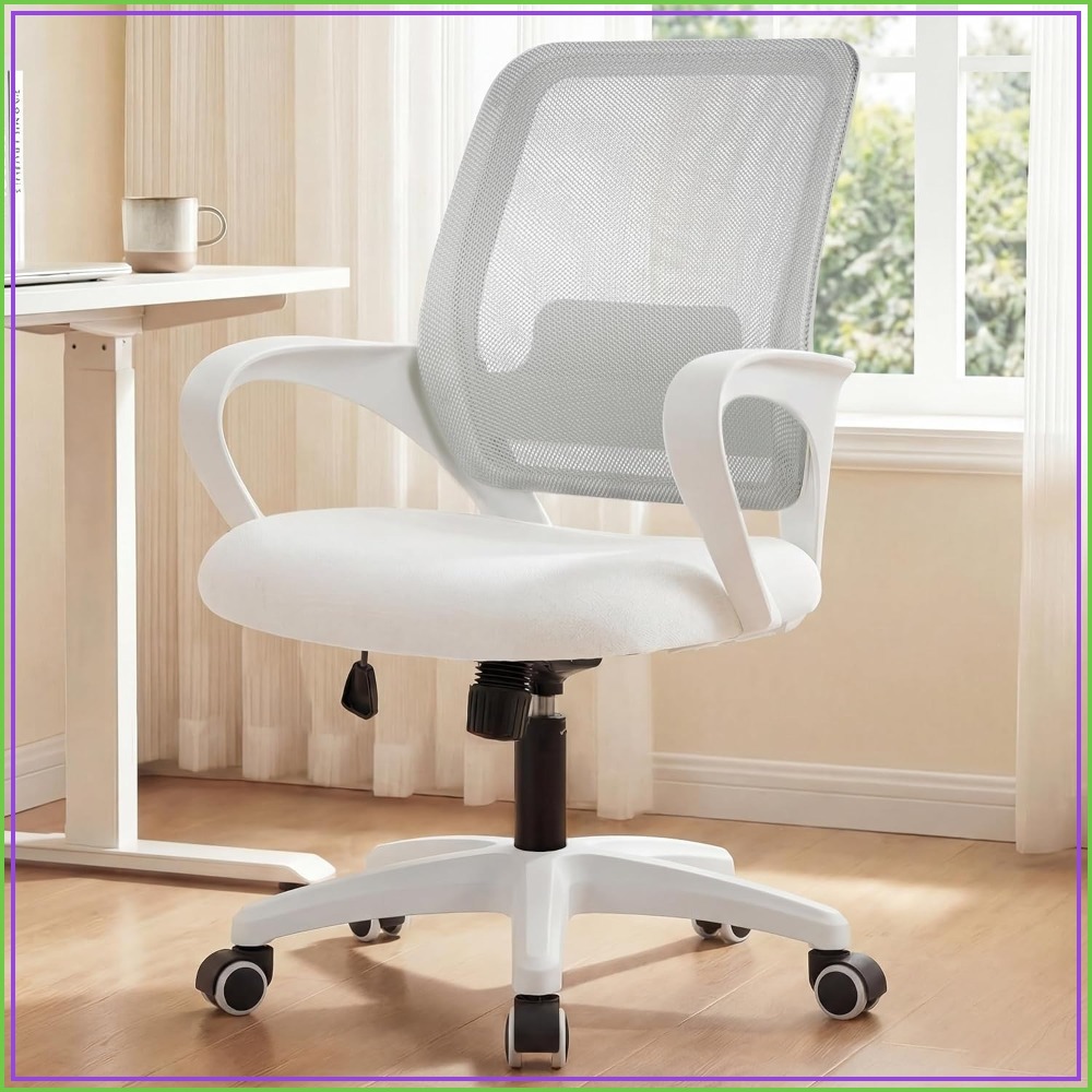 Ergonomic Office Desk Chair wi - Task Chair Mid Back ulasan dan harga