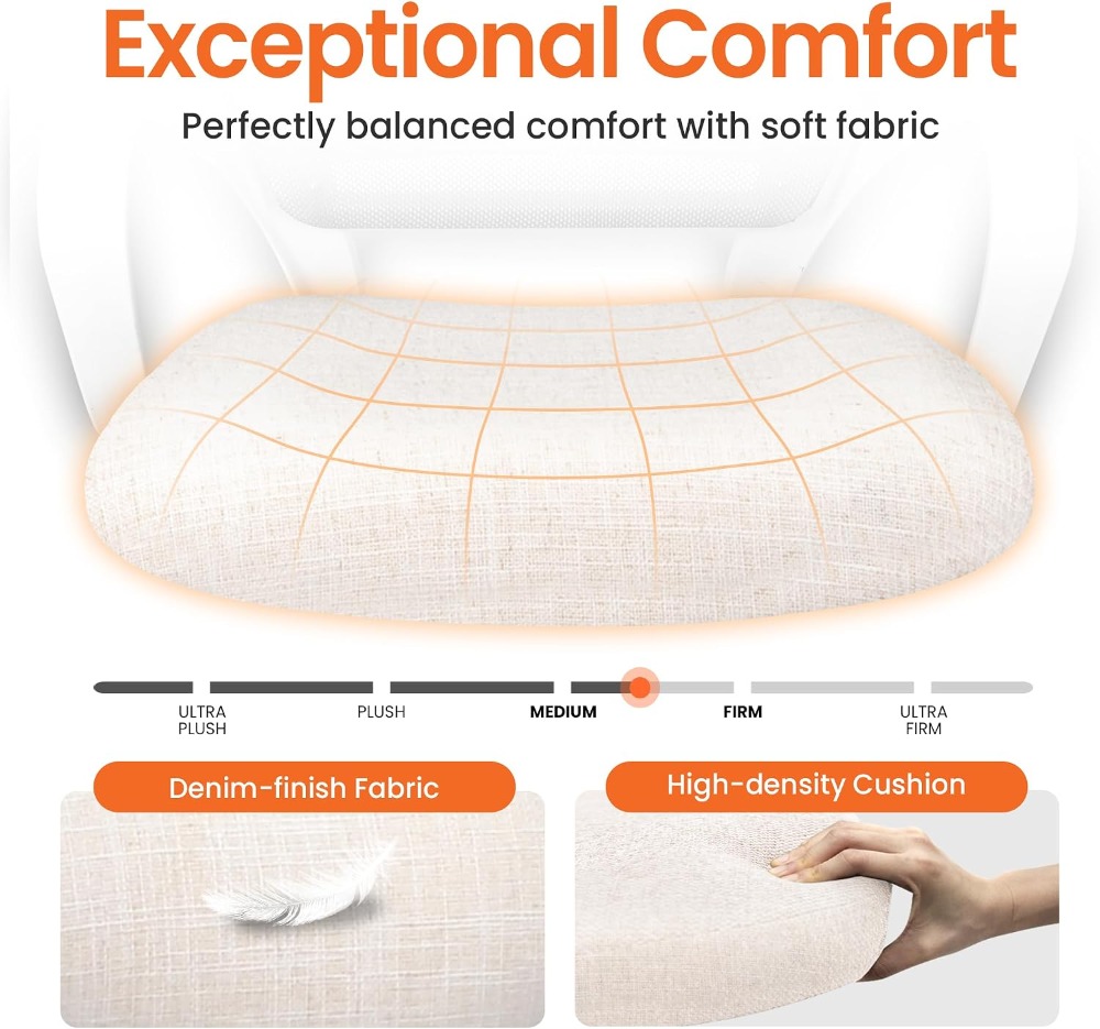 Ergonomic Office Desk Chair wi - Task Chair Mid Back ulasan dan harga