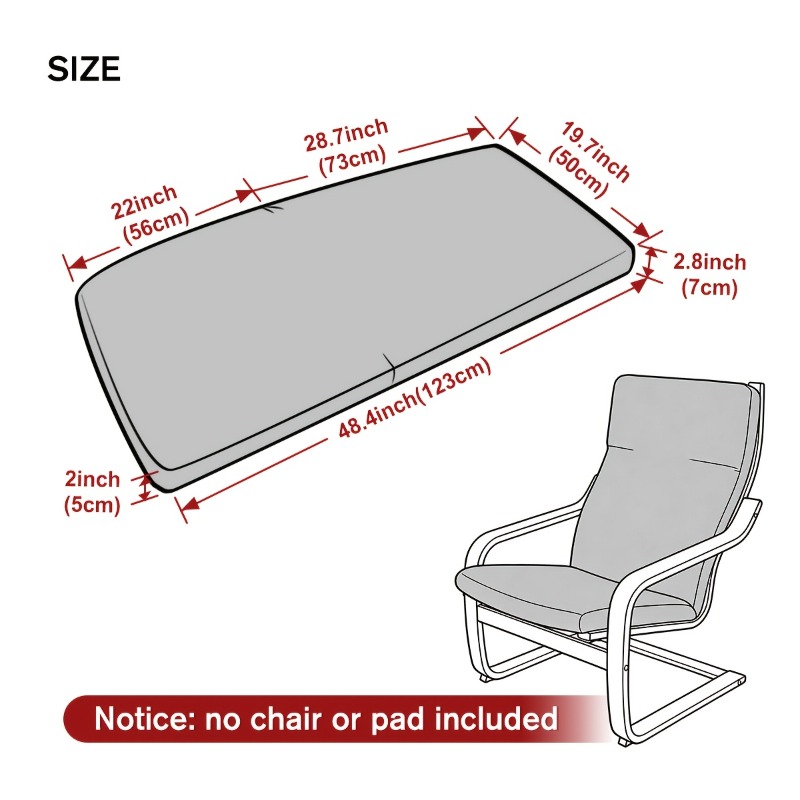 1PC Jacquard Chair Pad Slipcov - Visitor Chair Padded ulasan dan harga