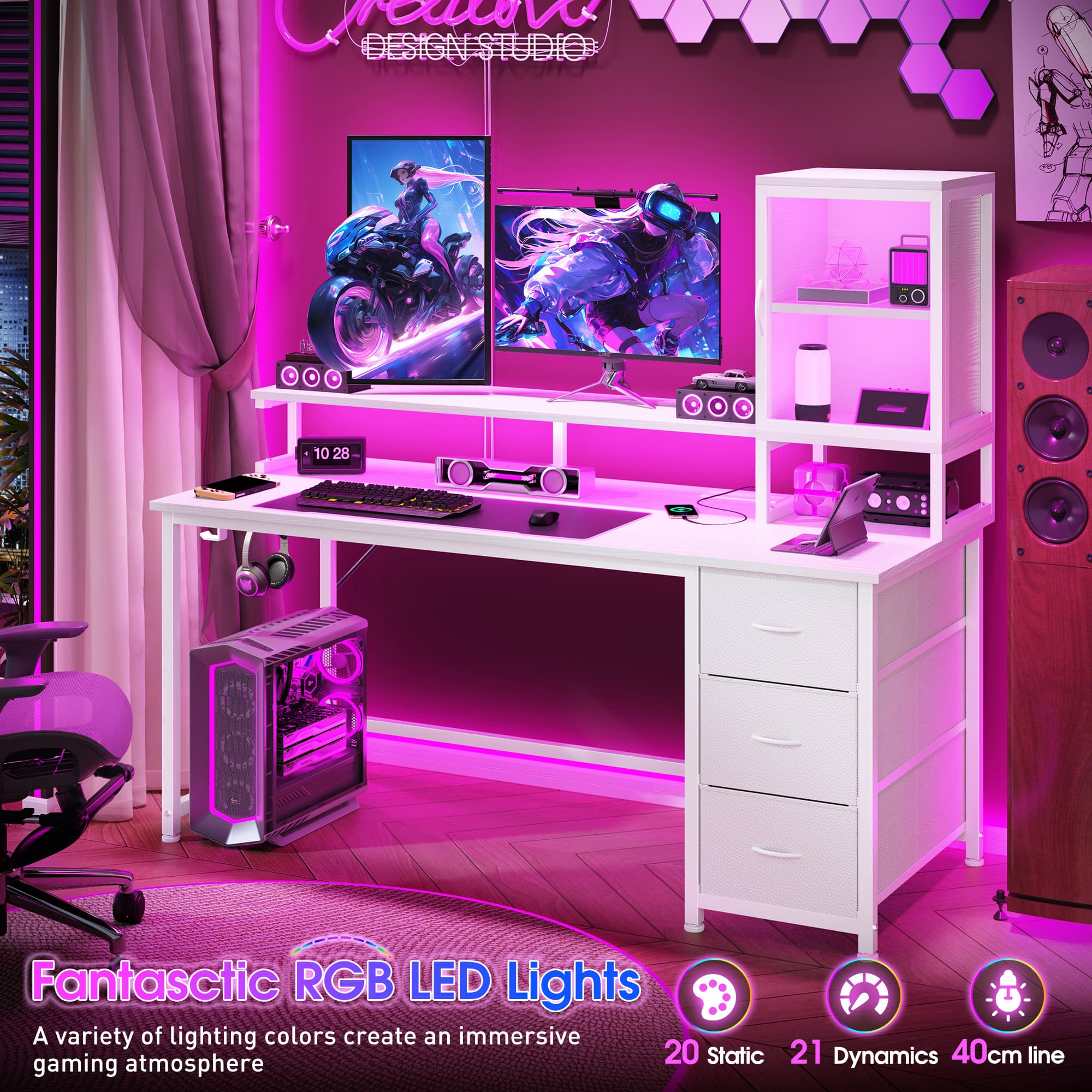 Multifunctional Modern Desk Ta - Office X Furniture ulasan dan harga