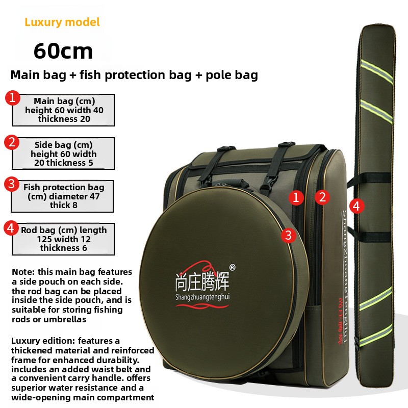 Fishing Chair Bag Large  Back  - Visitor Chair Padded ulasan dan harga