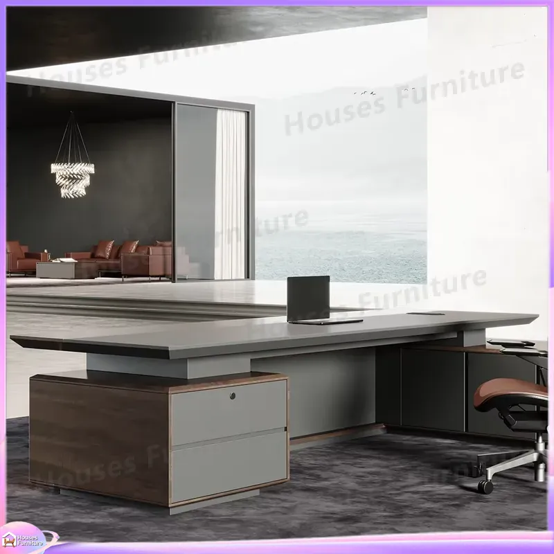 Luxury Executive Desk Solid Wo - Office Furniture And Desks ulasan dan harga