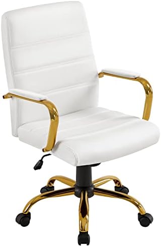 Mid-Back Office Chair PU Leath - Task Chair Mid Back ulasan dan harga