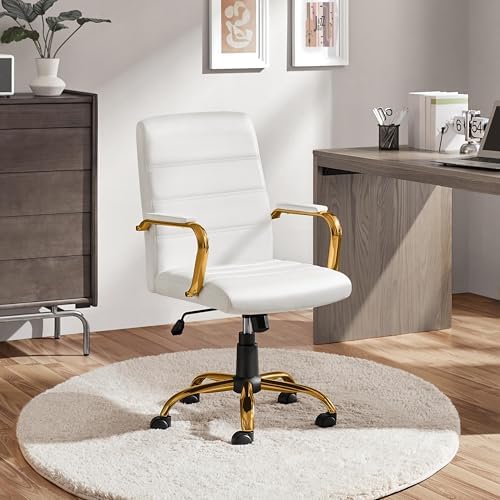 Mid-Back Office Chair PU Leath - Task Chair Mid Back ulasan dan harga