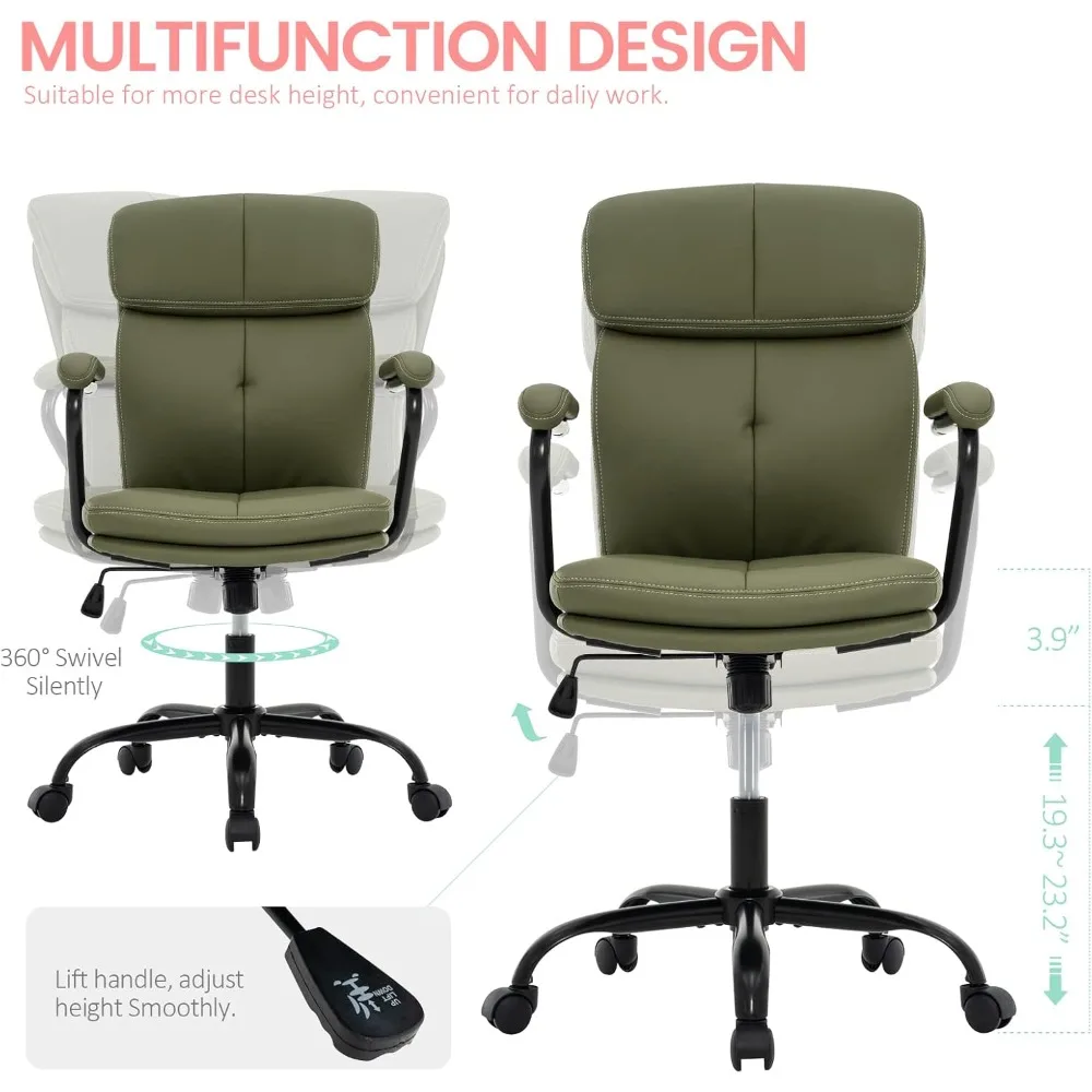 Adjustable Rocking Swivel Comp - Task Chair Mid Back ulasan dan harga