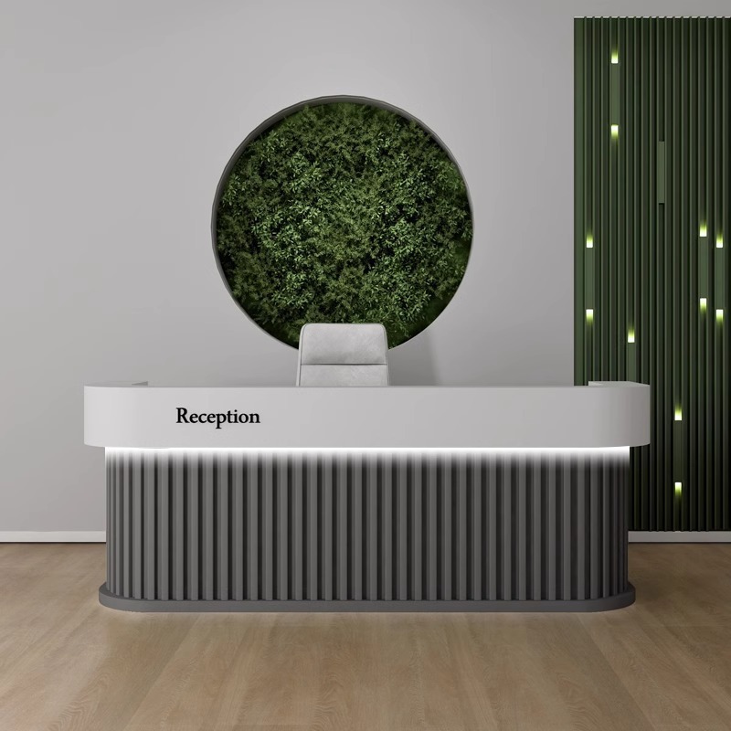Multi-hole Reception Desk Flow - Office Furniture And Desks ulasan dan harga
