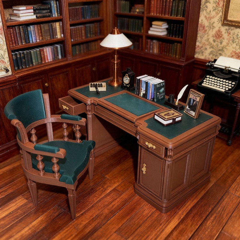 Original 1/12 Miniature Vintag - Office Furniture Group ulasan dan harga