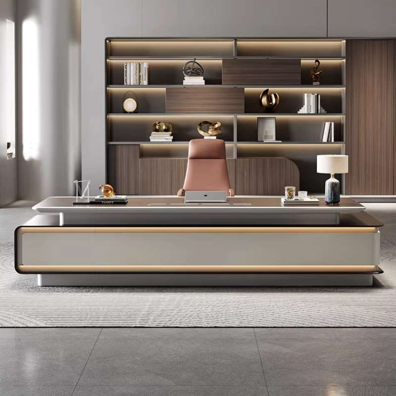 Luxury top boss table 240cm 28 - Office Furniture And Equipment ulasan dan harga