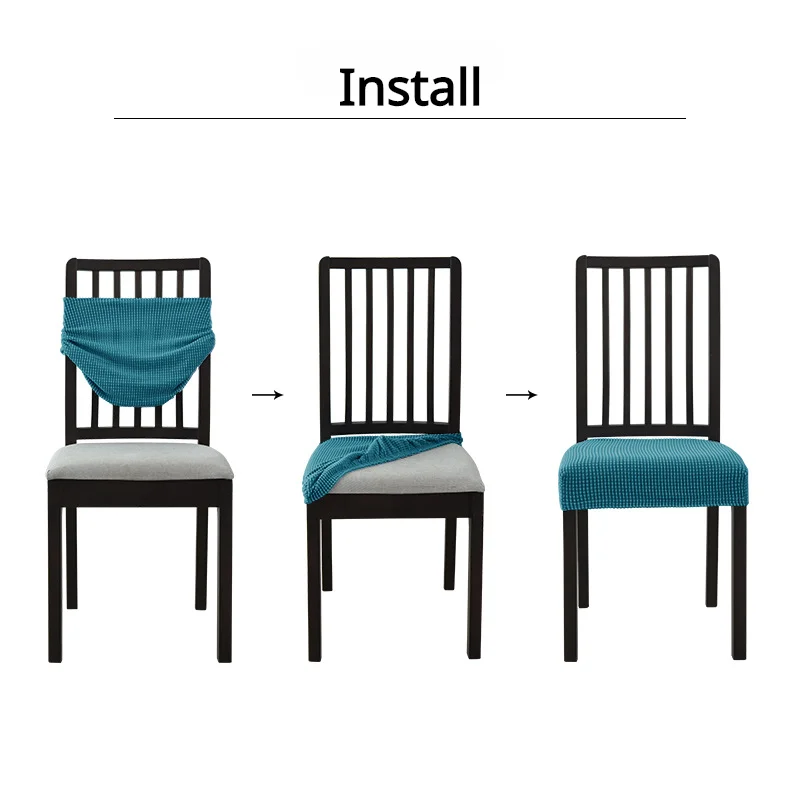 Waterproof Chair Cover Spandex - Visitor Chair Padded ulasan dan harga