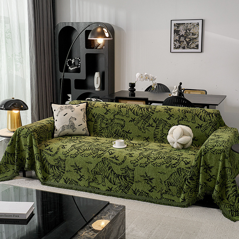 Green Chenille Slipcover Retro - Office Furniture Group ulasan dan harga
