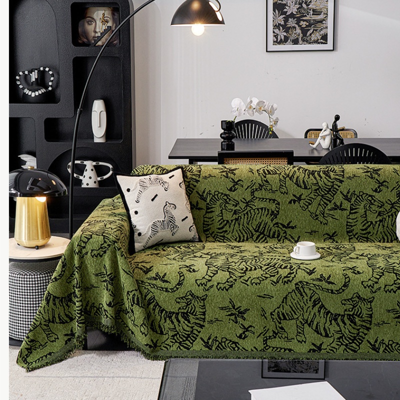 Green Chenille Slipcover Retro - Office Furniture Group ulasan dan harga