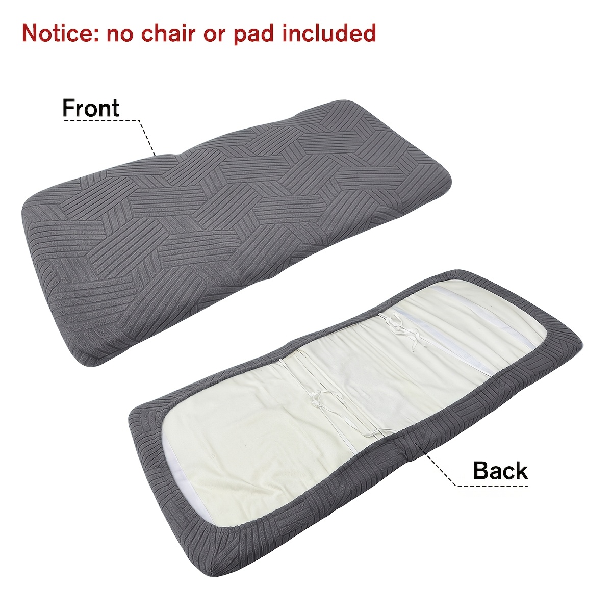 1Pc Jacquard Poang Chair Pad S - Visitor Chair Padded ulasan dan harga