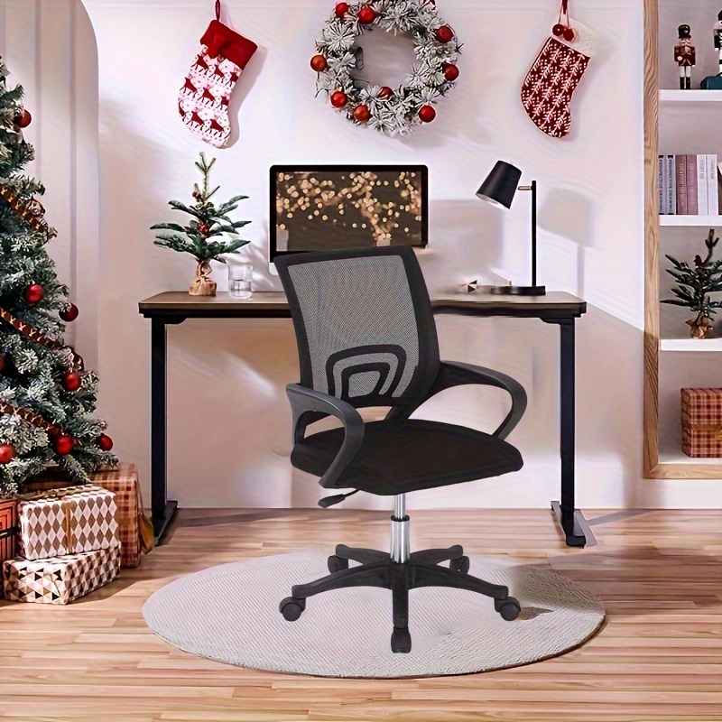 1pc Office Chair, Ergonomic Co - Task Chair Mid Back ulasan dan harga