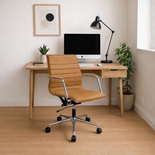 Set of 2 Modern Office Desk Ch - Task Chair Mid Back ulasan dan harga