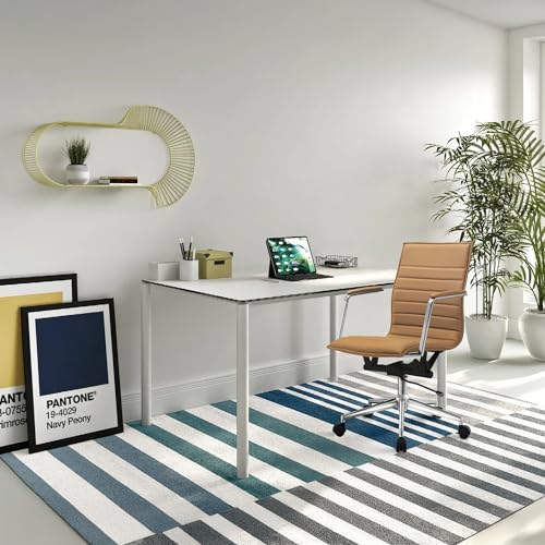 Set of 2 Modern Office Desk Ch - Task Chair Mid Back ulasan dan harga