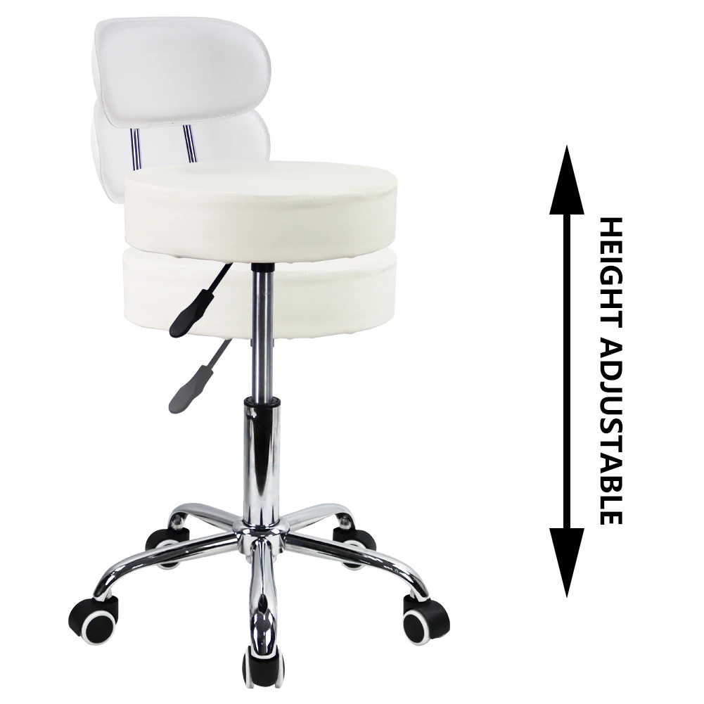 CANBOUN PU Leather Rolling Sto - Task Chair Mid Back ulasan dan harga