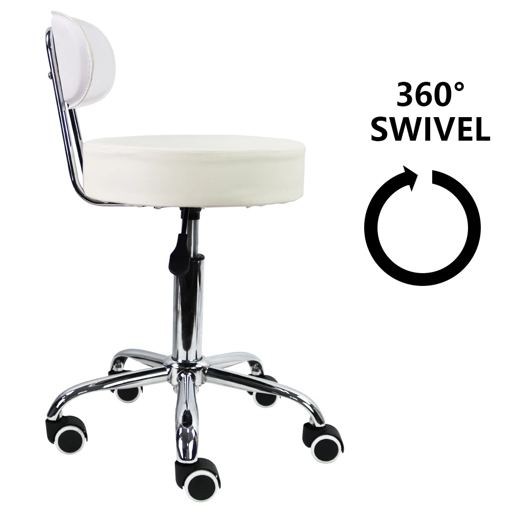 CANBOUN PU Leather Rolling Sto - Task Chair Mid Back ulasan dan harga