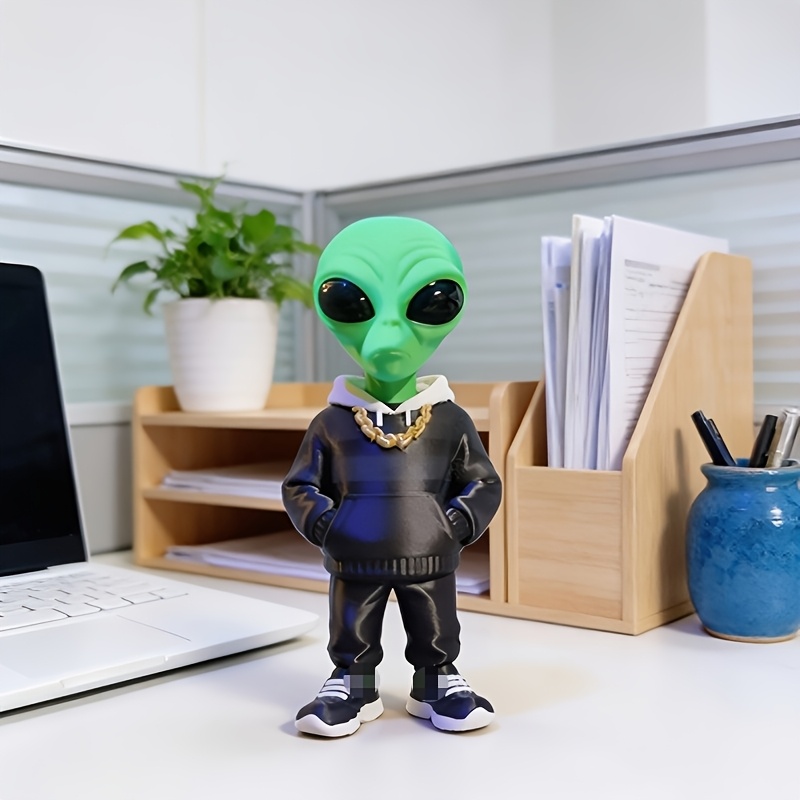 1 Piece Green Alien Figure wit - Office Furniture Brand ulasan dan harga