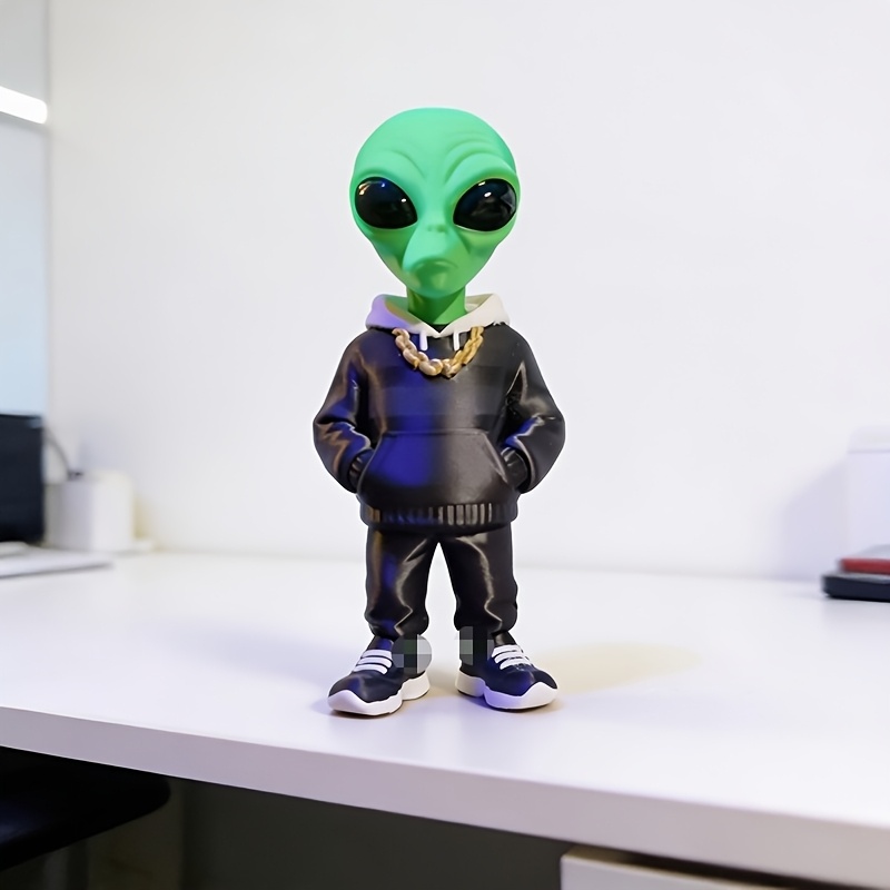 1 Piece Green Alien Figure wit - Office Furniture Brand ulasan dan harga